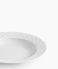 Ιτέα Λευκά Πιάτο Βαθύ 22cm