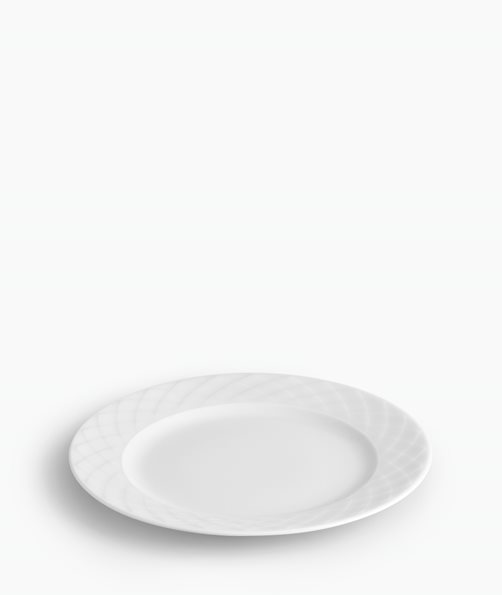 Itea White Small Flat Plate 20cm