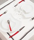 Degrenne Quartz Cutlery Set 24pcs Red