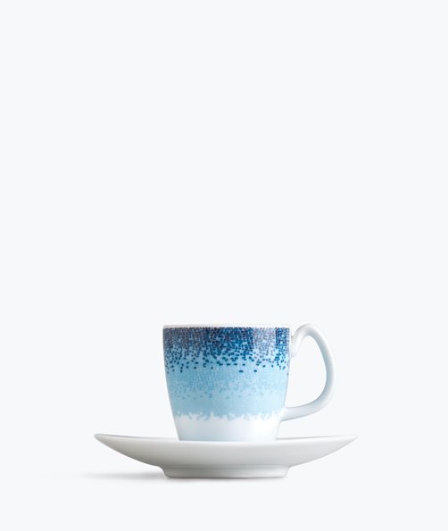 Apeiron Blue Φλυτζάνι & Πιατάκι Καφέ 100ml