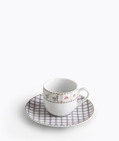 Patchwork Coffee Cup & Saucer 100ml