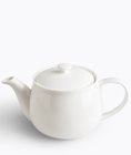 Silk White Teapot Bone China 1.3L